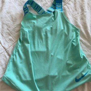 Girls Nike Dry-fit Teal Tank